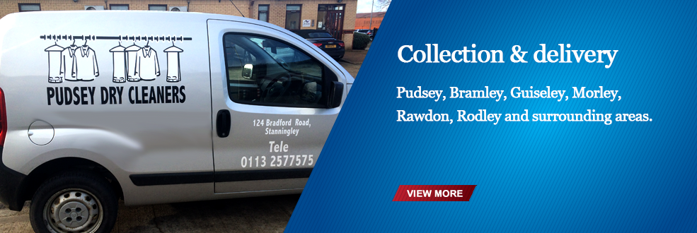 Collection & delivery Pudsey, Bramley, Guiseley Morley, Rawdon, Roday, and surrounding area